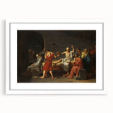 Neoclassical Art Print: The Death of Socrates by David - Historic Art Reproduction