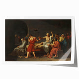 Neoclassical Art Print: The Death of Socrates by David - Historic Art Reproduction