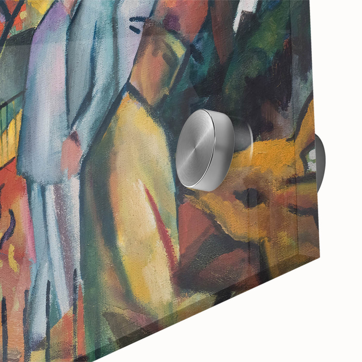 Expressionist Zoo Scene – Vibrant Abstract Zoological Garden Wall Art