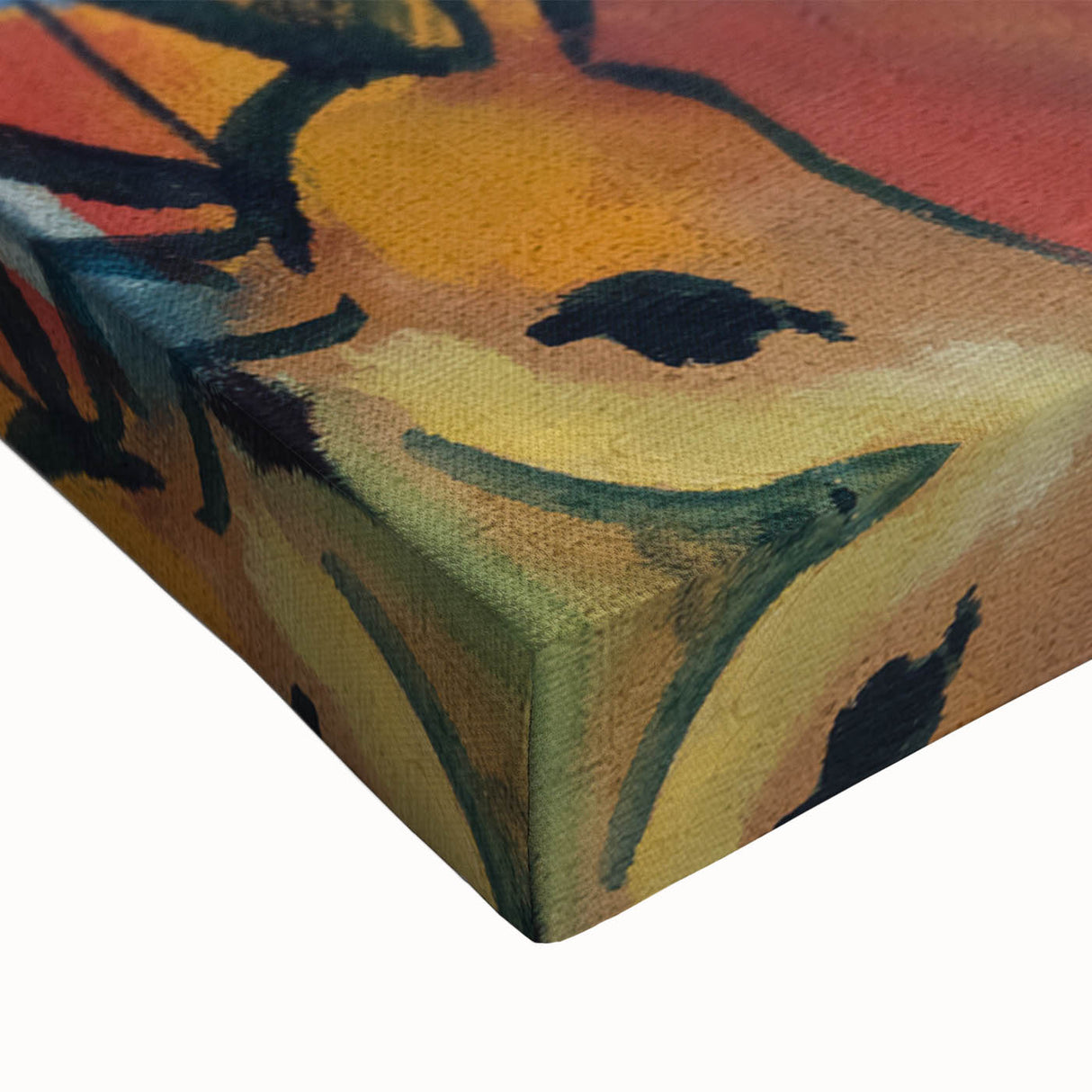 Expressionist Zoo Scene – Vibrant Abstract Zoological Garden Wall Art