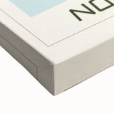 Large art of a black and white landscape painting on stretched canvas, ideal for bedroom wall decor.