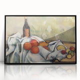 Large abstract wall art on acrylic featuring bold, contrasting colors in a mid-century modernist style.