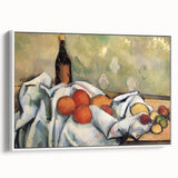 Extra large framed canvas featuring vintage poster art of colorful food and drinks, ideal for living room decor.