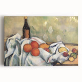 Large black and white stretched canvas featuring a vintage coffee cup design, ideal for kitchen wall art.