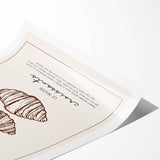 Extra large wall art featuring line art flowers in black on a white background.