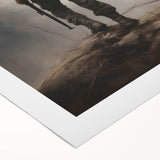 Soldier & American Flag - Patriotic Wall Art