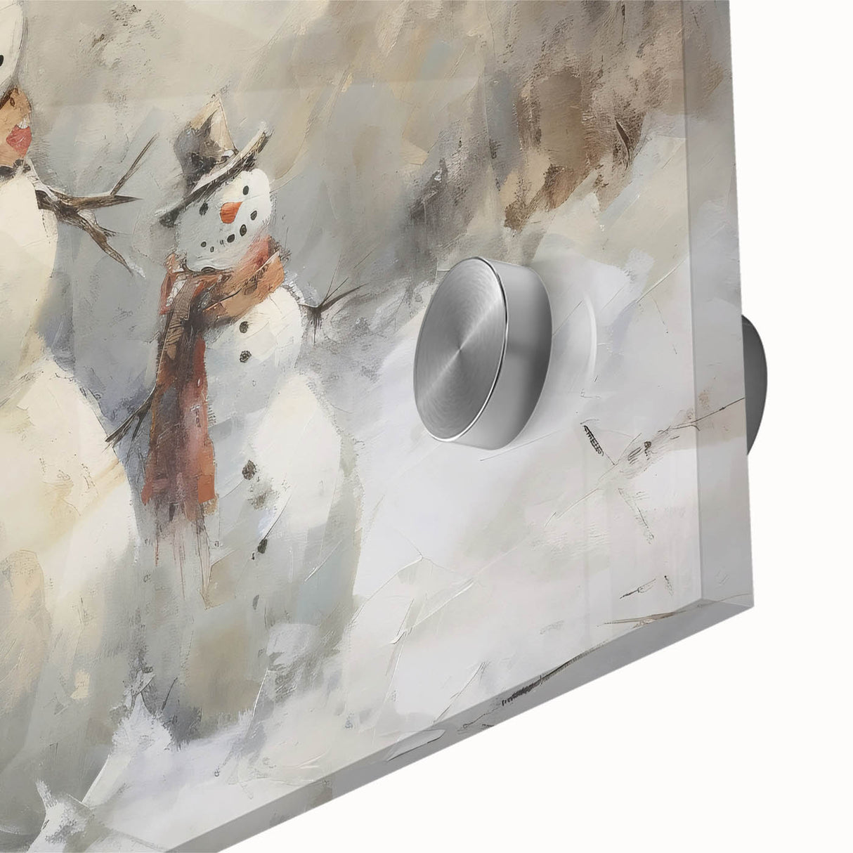Charming Snowman Trio – Whimsical Christmas Wall Hangings