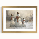 Charming Snowman Trio – Whimsical Christmas Wall Hangings