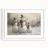 Charming Snowman Trio – Whimsical Christmas Wall Hangings