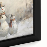 Charming Snowman Trio – Whimsical Christmas Wall Hangings
