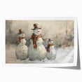 Charming Snowman Trio – Whimsical Christmas Wall Hangings