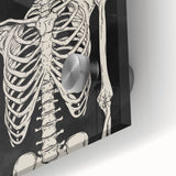 Skeleton Hand Gesture Halloween Wall Art - Spooky Gothic Decor