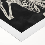 Skeleton Hand Gesture Halloween Wall Art - Spooky Gothic Decor