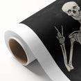 Skeleton Hand Gesture Halloween Wall Art - Spooky Gothic Decor