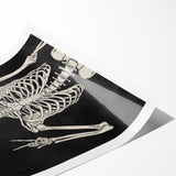 Skeleton Hand Gesture Halloween Wall Art - Spooky Gothic Decor