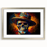 Vibrant Sugar Skull Hombre – Día de los Muertos Art Prints