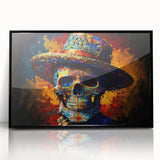 Vibrant Sugar Skull Hombre – Día de los Muertos Art Prints