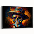 Vibrant Sugar Skull Hombre – Día de los Muertos Art Prints