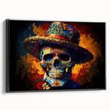 Vibrant Sugar Skull Hombre – Día de los Muertos Art Prints
