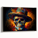 Vibrant Sugar Skull Hombre – Día de los Muertos Art Prints