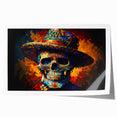 Vibrant Sugar Skull Hombre – Día de los Muertos Art Prints