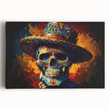 Vibrant Sugar Skull Hombre – Día de los Muertos Art Prints
