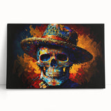 Vibrant Sugar Skull Hombre – Día de los Muertos Art Prints