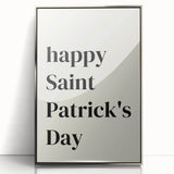 St. Patrick’s Day Wall Art - Minimalist Irish Typography Print