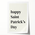 St. Patrick’s Day Wall Art - Minimalist Irish Typography Print
