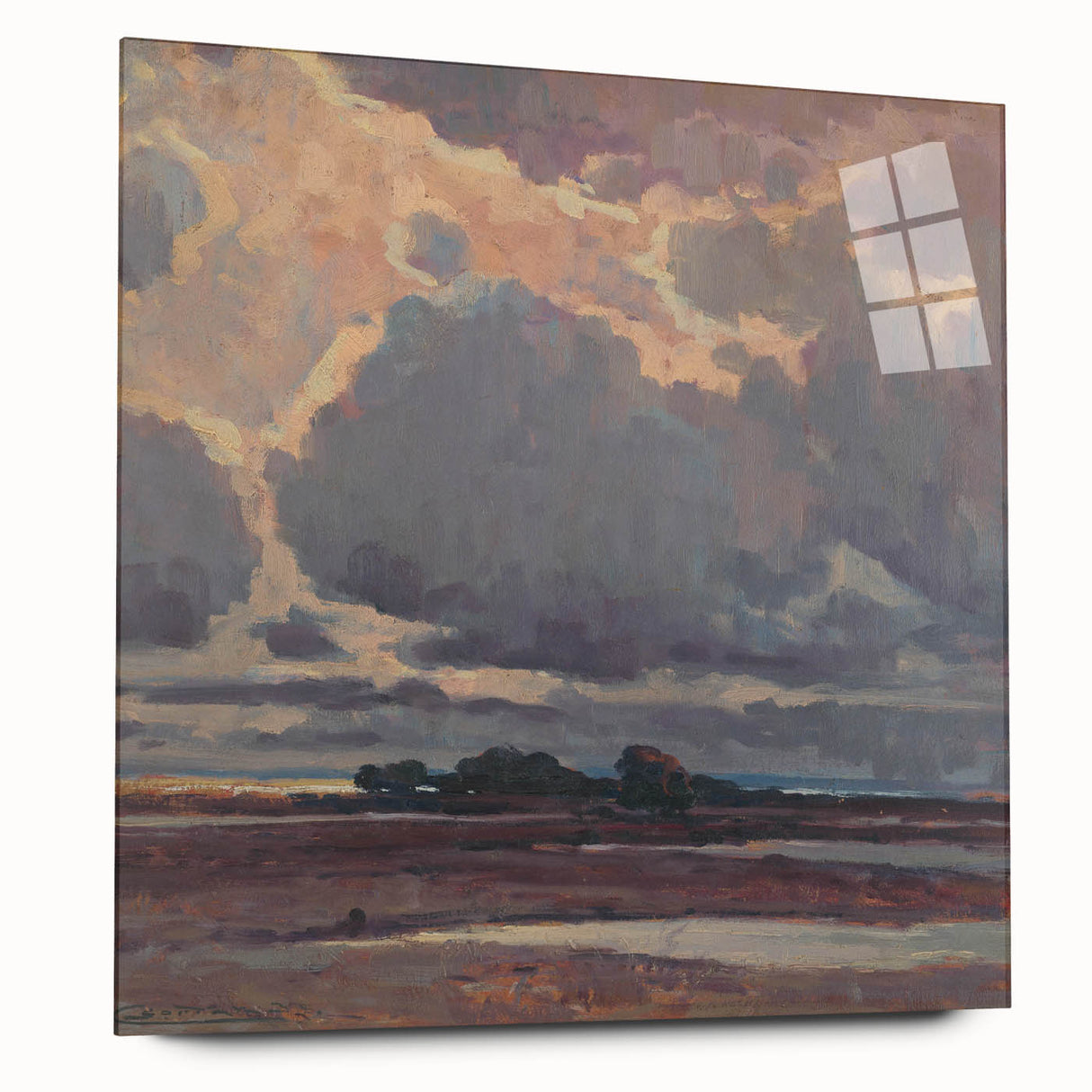 After the Storm - Moody Landscape by Lajos Csordák