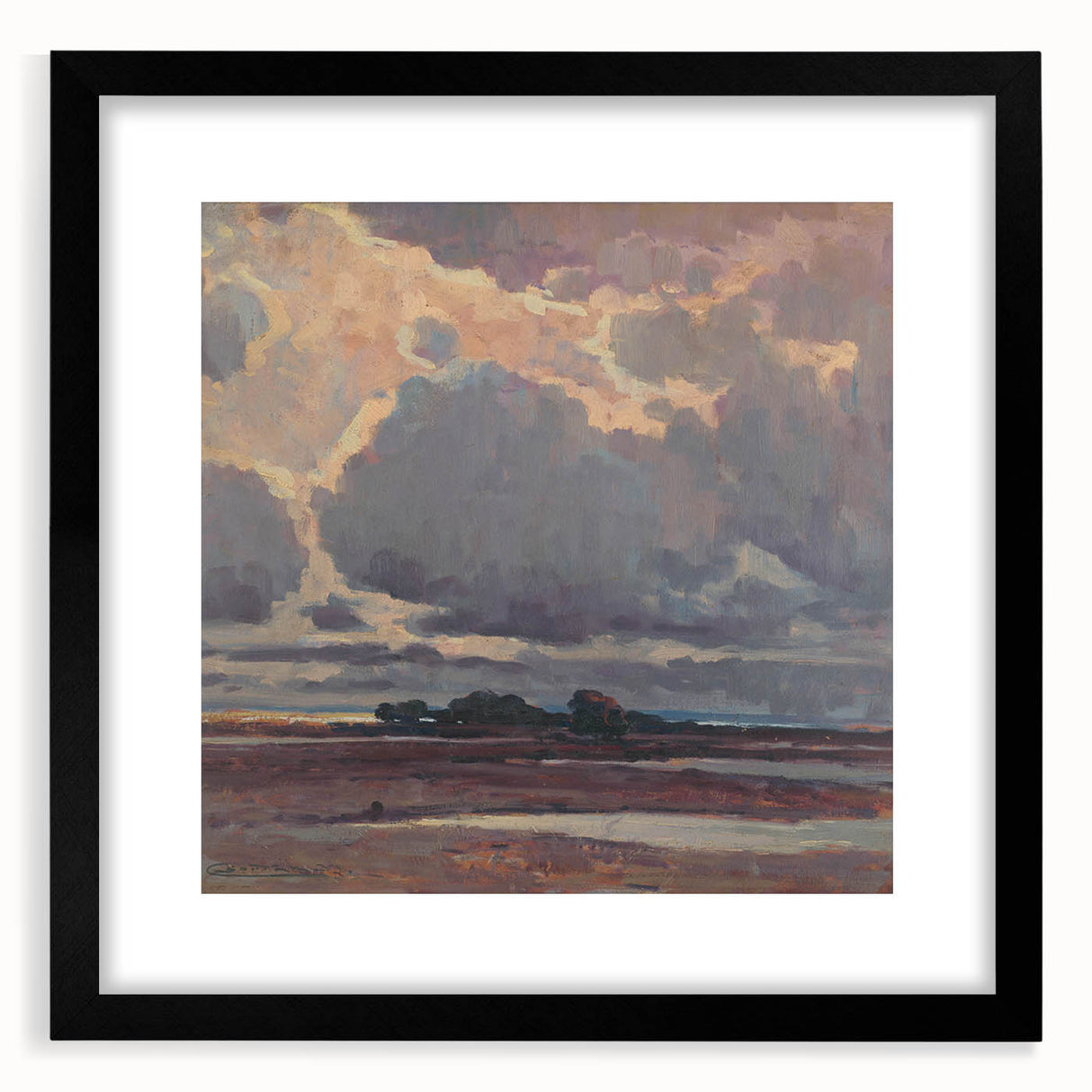 After the Storm - Moody Landscape by Lajos Csordák