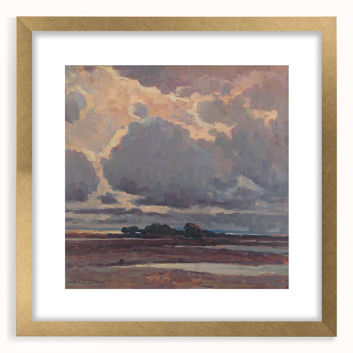 After the Storm - Moody Landscape by Lajos Csordák