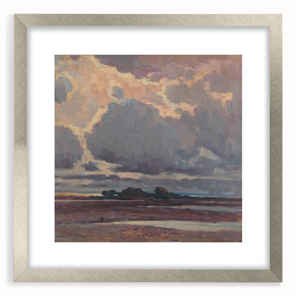 After the Storm - Moody Landscape by Lajos Csordák