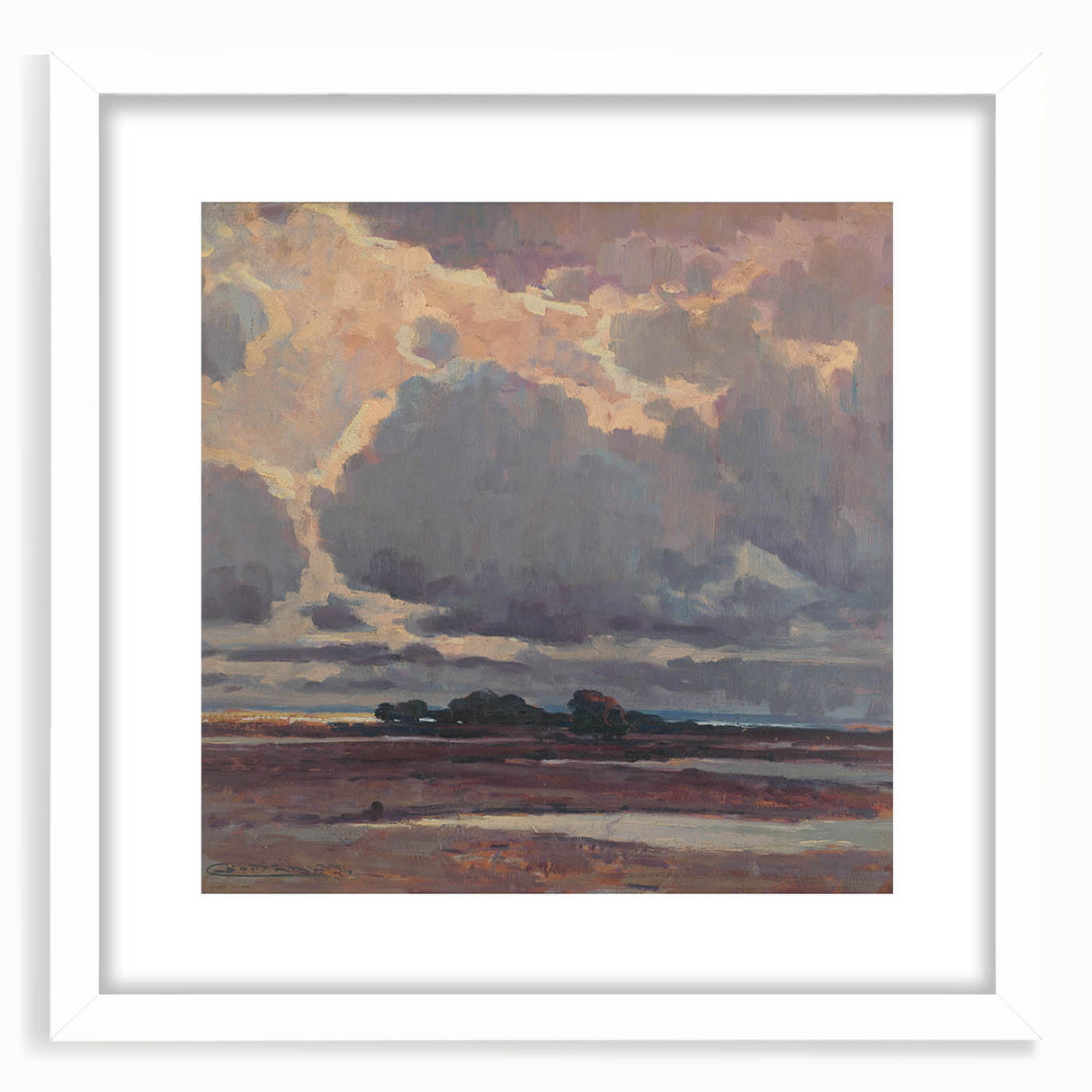After the Storm - Moody Landscape by Lajos Csordák