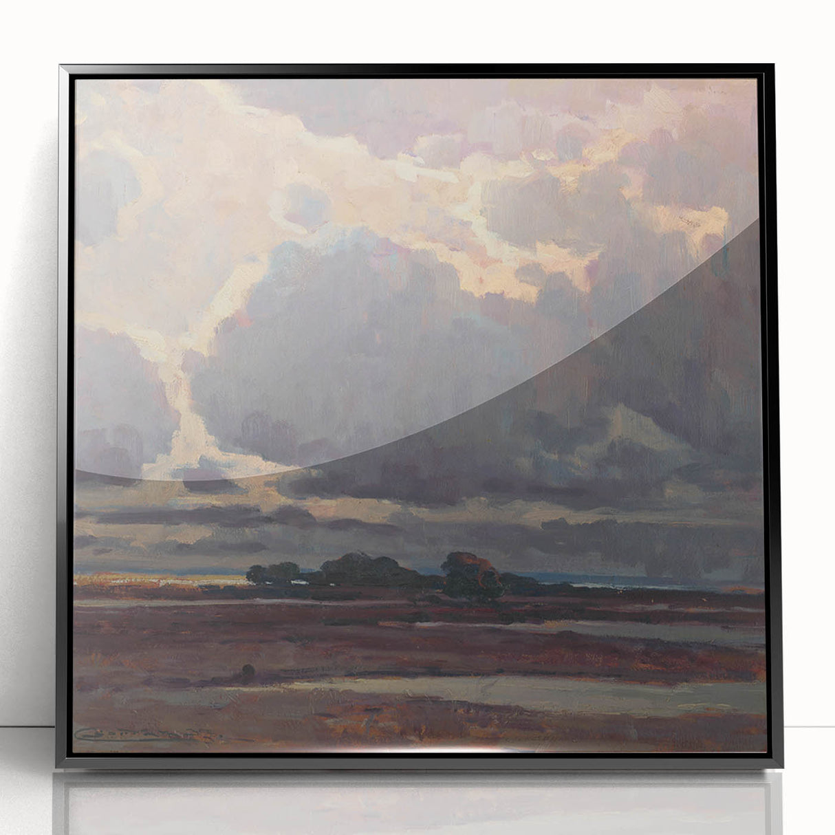 After the Storm - Moody Landscape by Lajos Csordák