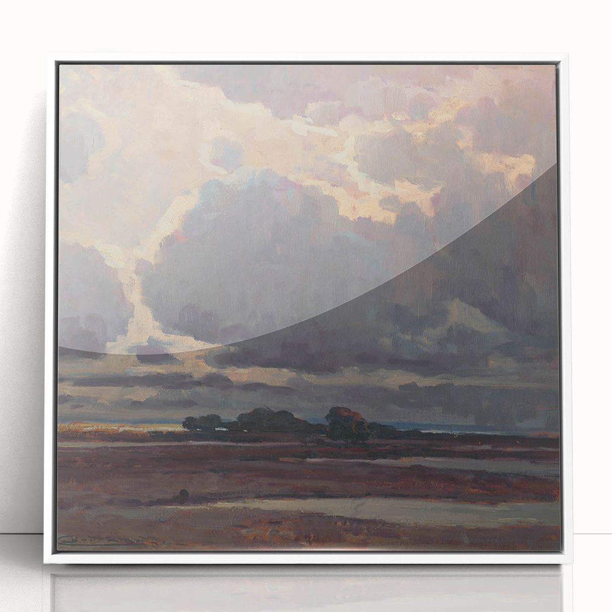 After the Storm - Moody Landscape by Lajos Csordák
