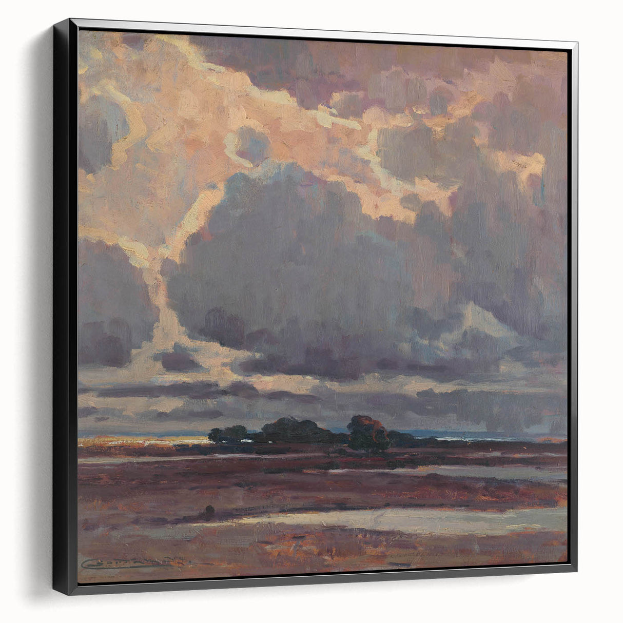 After the Storm - Moody Landscape by Lajos Csordák