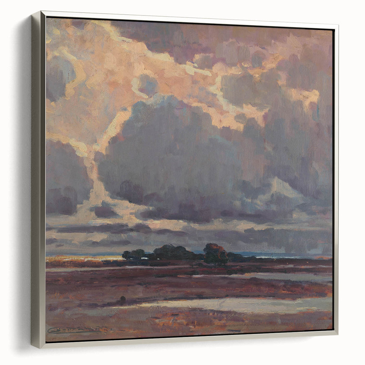 After the Storm - Moody Landscape by Lajos Csordák