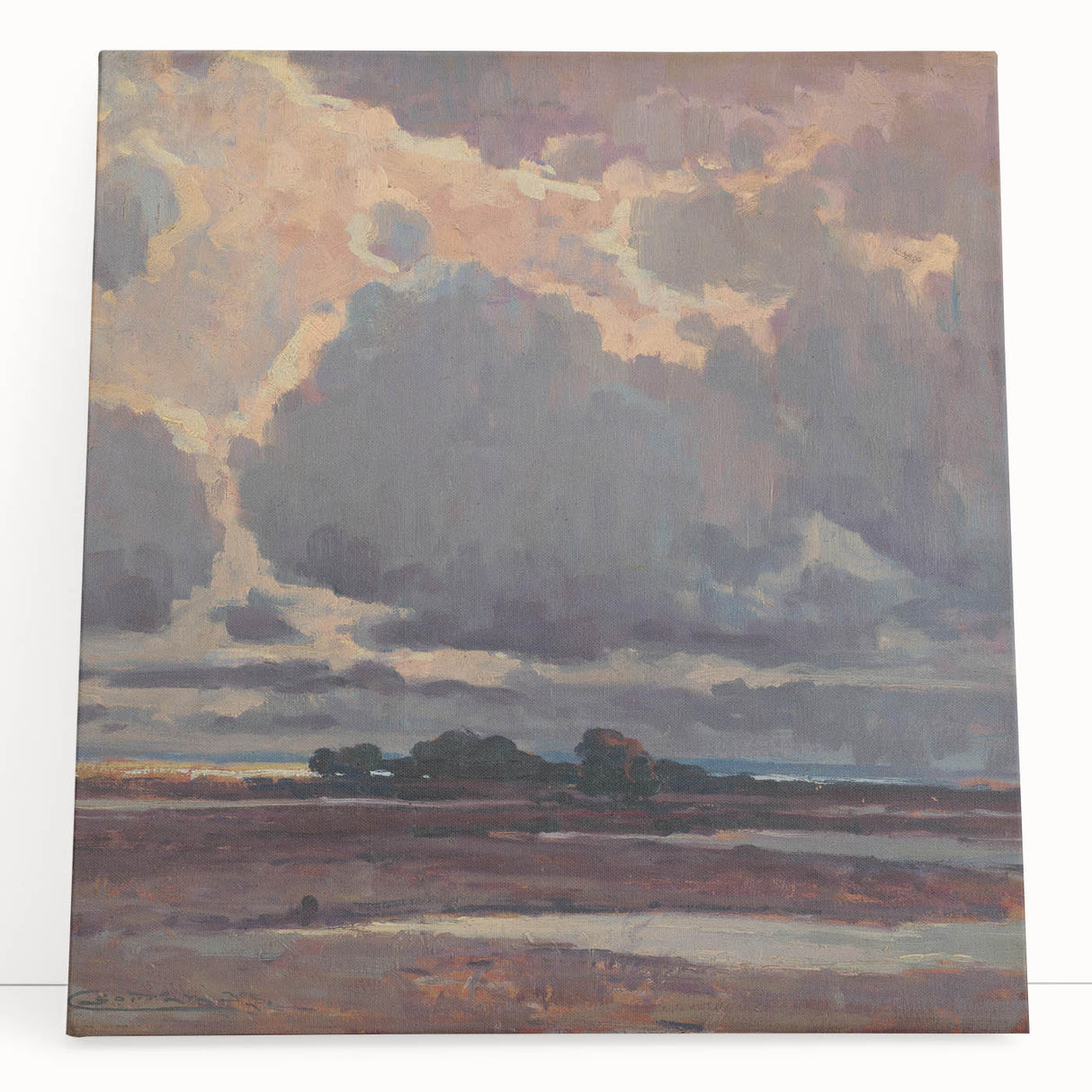 After the Storm - Moody Landscape by Lajos Csordák
