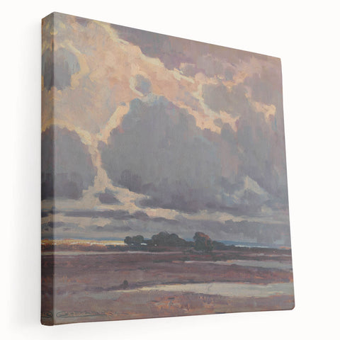 After the Storm - Moody Landscape by Lajos Csordák