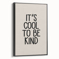 It’s Cool to Be Kind - Boys Room Wall Art Kids Decor