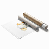 Cuddling Elephants Girls Room Wall Art – Nursery Animal Print