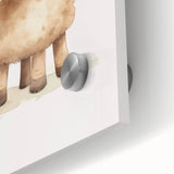 Sweet Fluffy Lamb Nursery Wall Art - Baby Room Decor Print