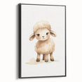 Sweet Fluffy Lamb Nursery Wall Art - Baby Room Decor Print