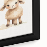 Sweet Fluffy Lamb Nursery Wall Art - Baby Room Decor Print