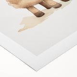 Sweet Fluffy Lamb Nursery Wall Art - Baby Room Decor Print