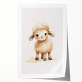 Sweet Fluffy Lamb Nursery Wall Art - Baby Room Decor Print