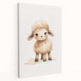 Sweet Fluffy Lamb Nursery Wall Art - Baby Room Decor Print