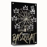 Basquiat-Inspired Pop Art Wall Art – Graffiti Ferris Wheel Canvas