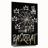 Basquiat-Inspired Pop Art Wall Art – Graffiti Ferris Wheel Canvas